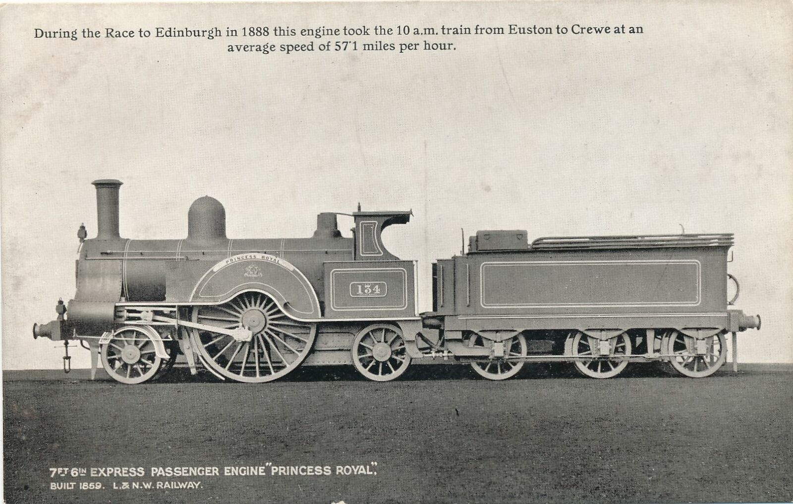 Express Passenger Engine Princess Royal London & North Western Railway PC L&NW