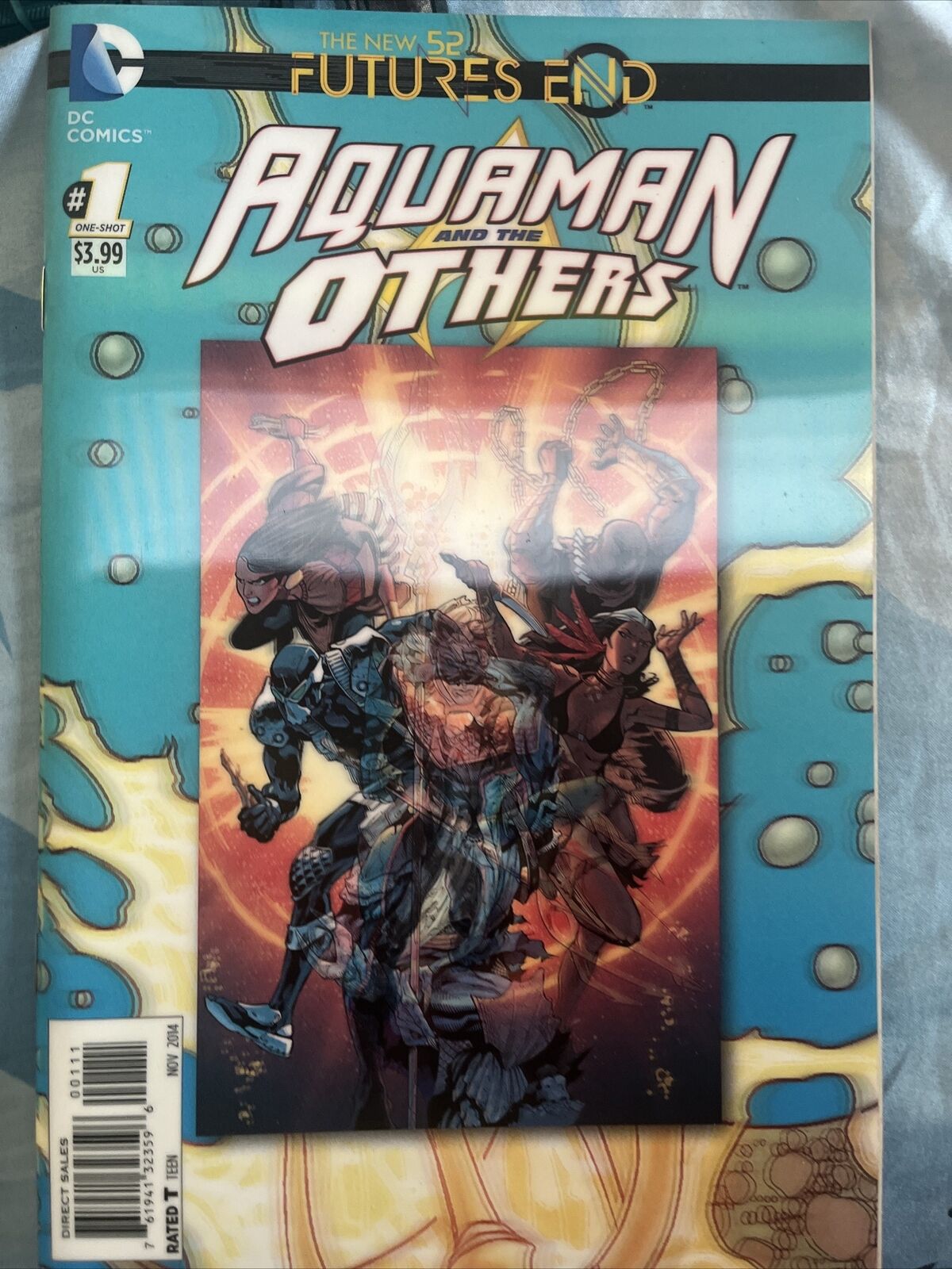 Aquaman and the Others #1 Futures End Lenticular 3D Cover (DC Comics 2014) NM
