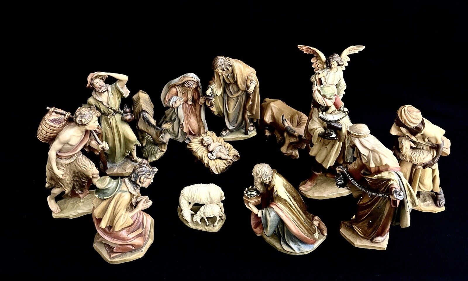 ~*~Gorgeous 8” Scale Anri Bernardi Nativity Set~*~