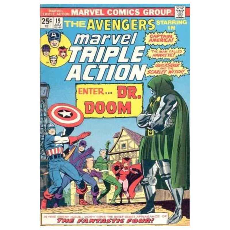 Marvel Triple Action (1972 series) #19 in Fine condition. Marvel comics [p: