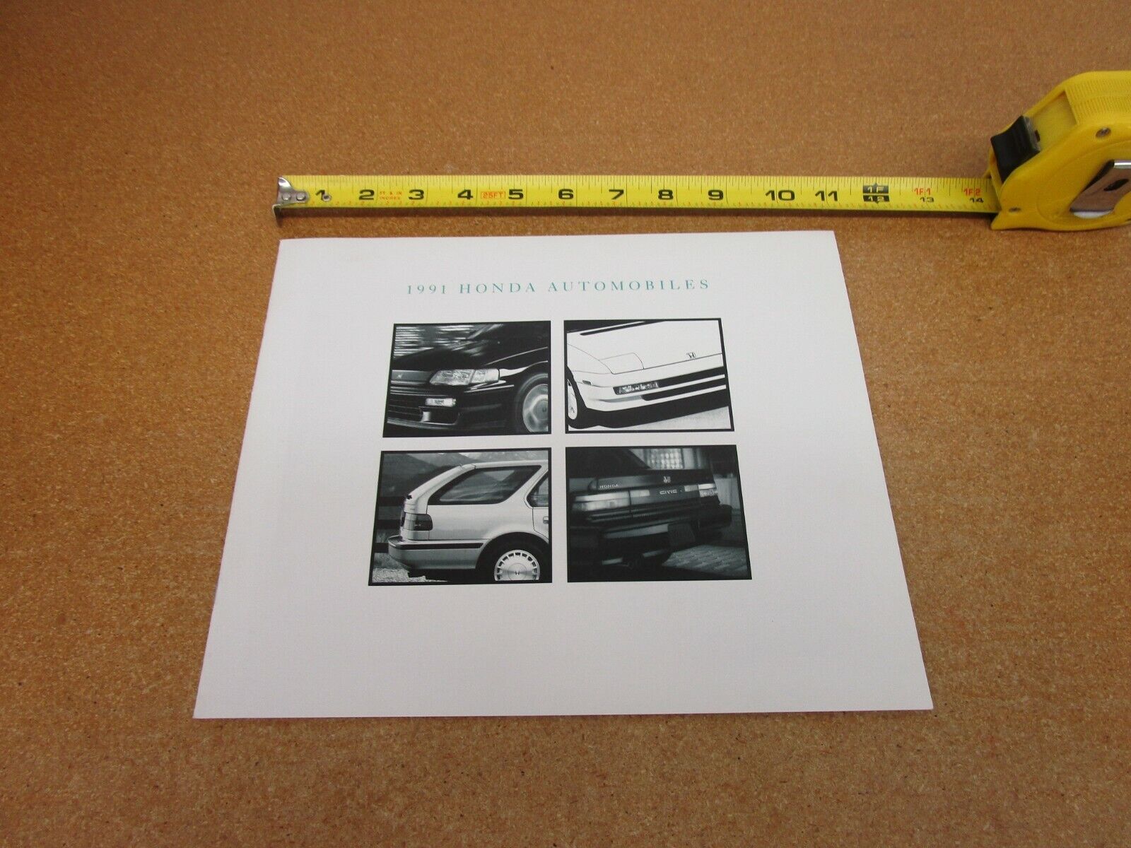 1991 Honda Full Line Prelude CRX Civic Accord sales brochure 20 page ORIGINAL