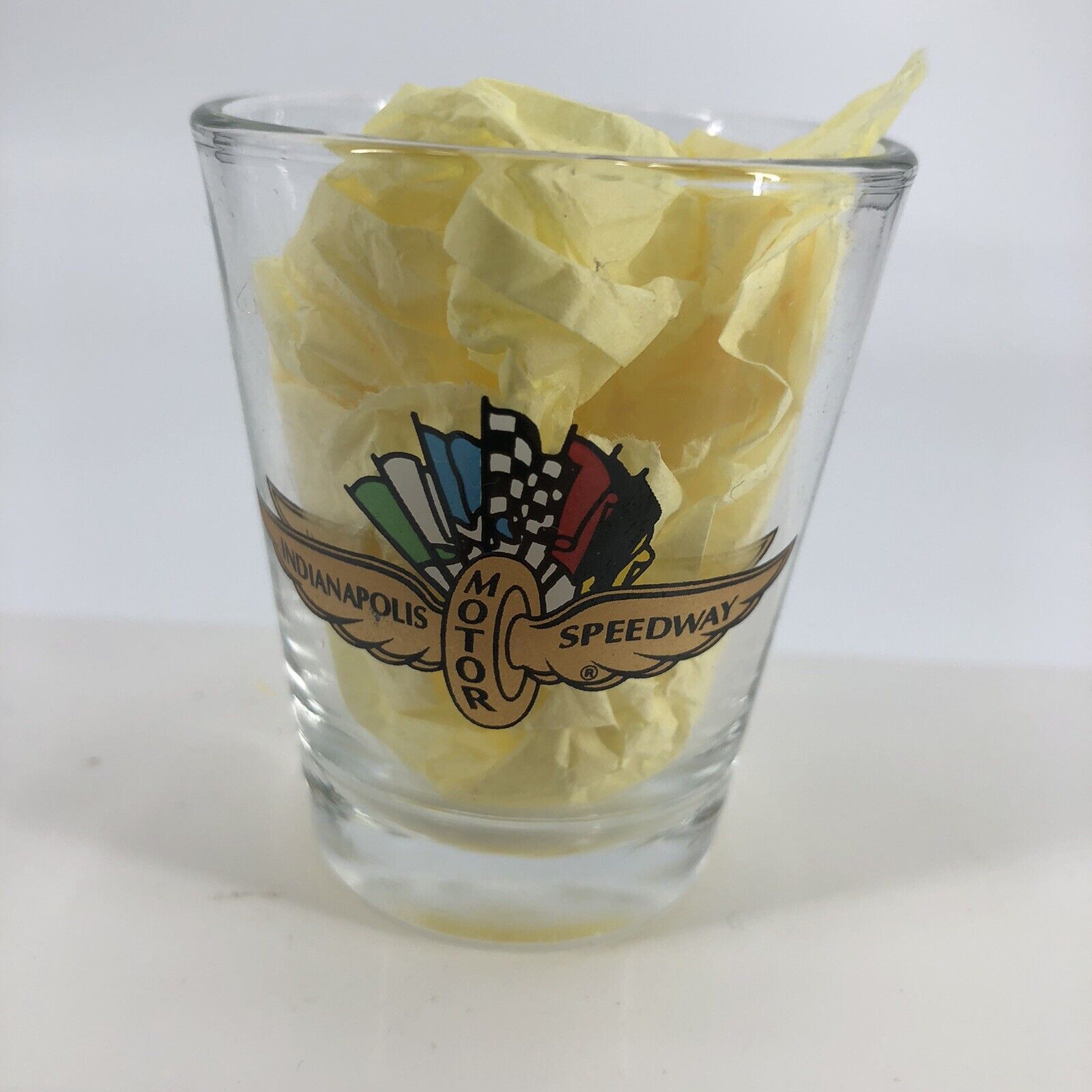 Indianapolis Motor Speedway Logo Souvenir Shot Glass