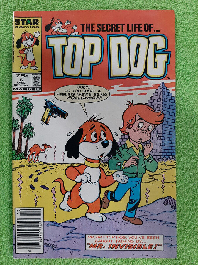 TOP DOG #5 VF-NM : Canadian Price Variant Newsstand scarce star comic RD3446