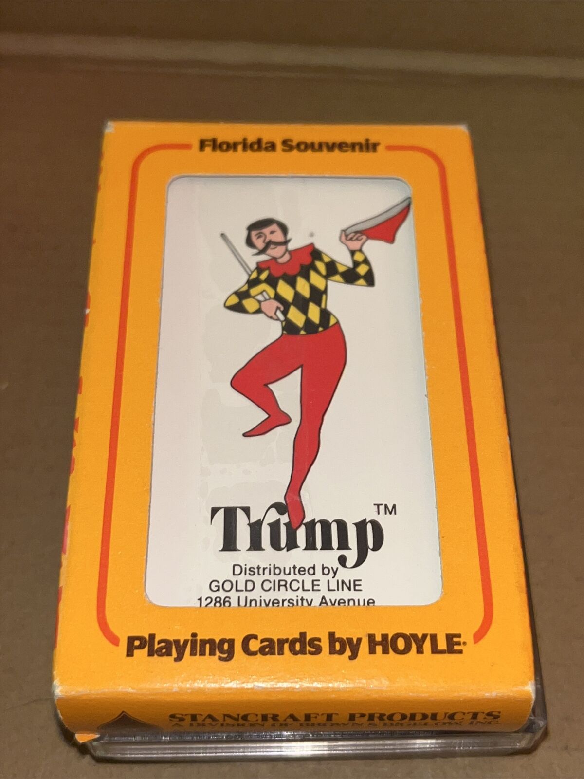 Vintage Souvenir State of Florida Hoyle Trump Playing Cards - Sealed in Box