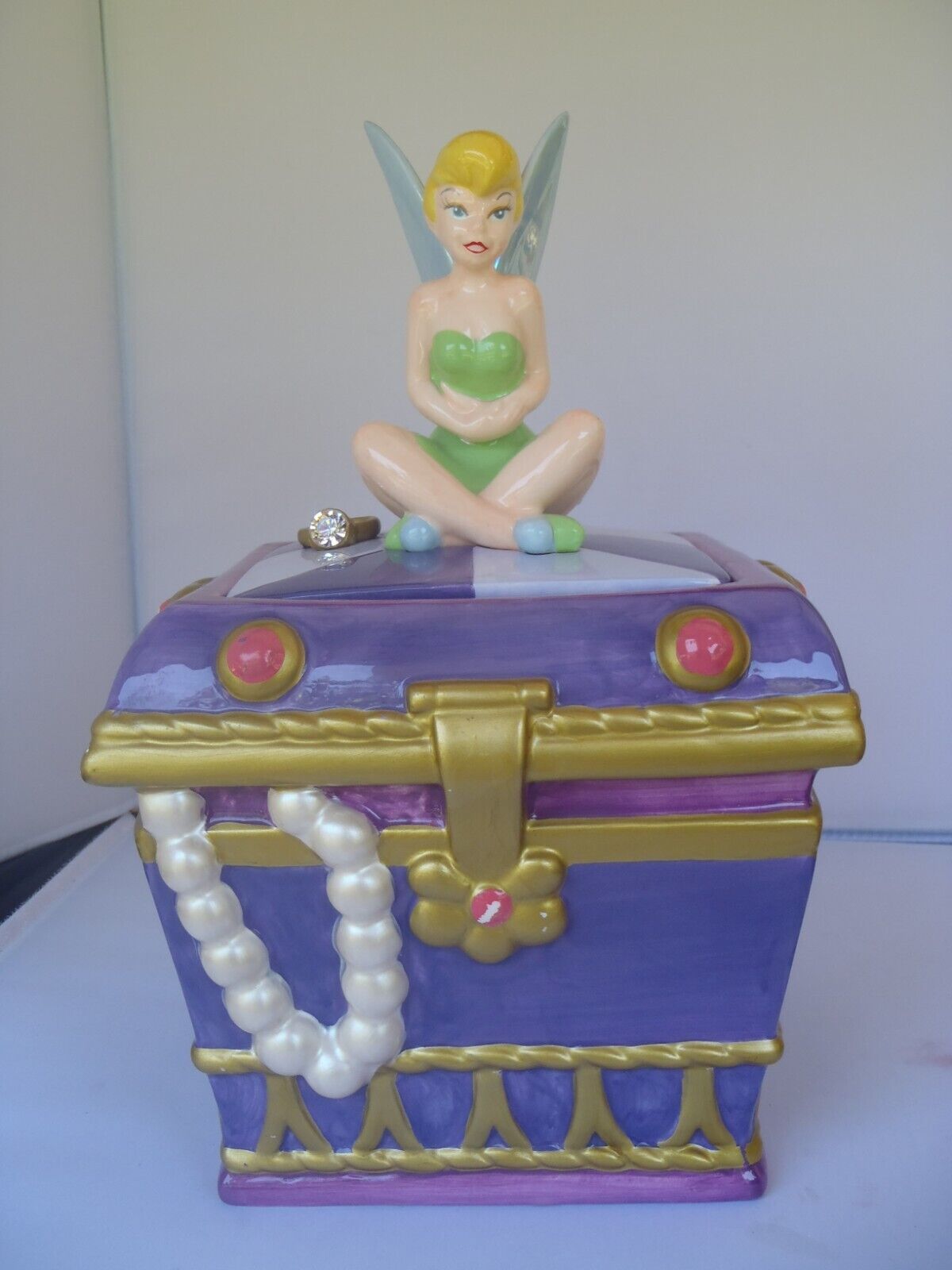 Disney Tinker Bell Treasure Chest Cookie Jar