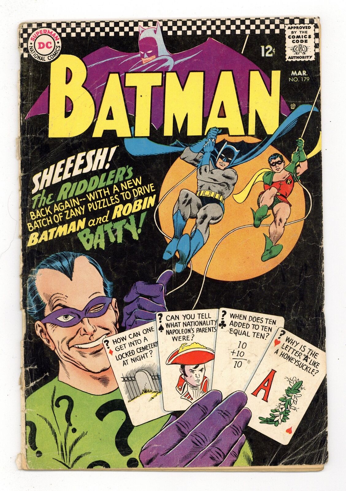 Batman #179 GD 2.0 1966