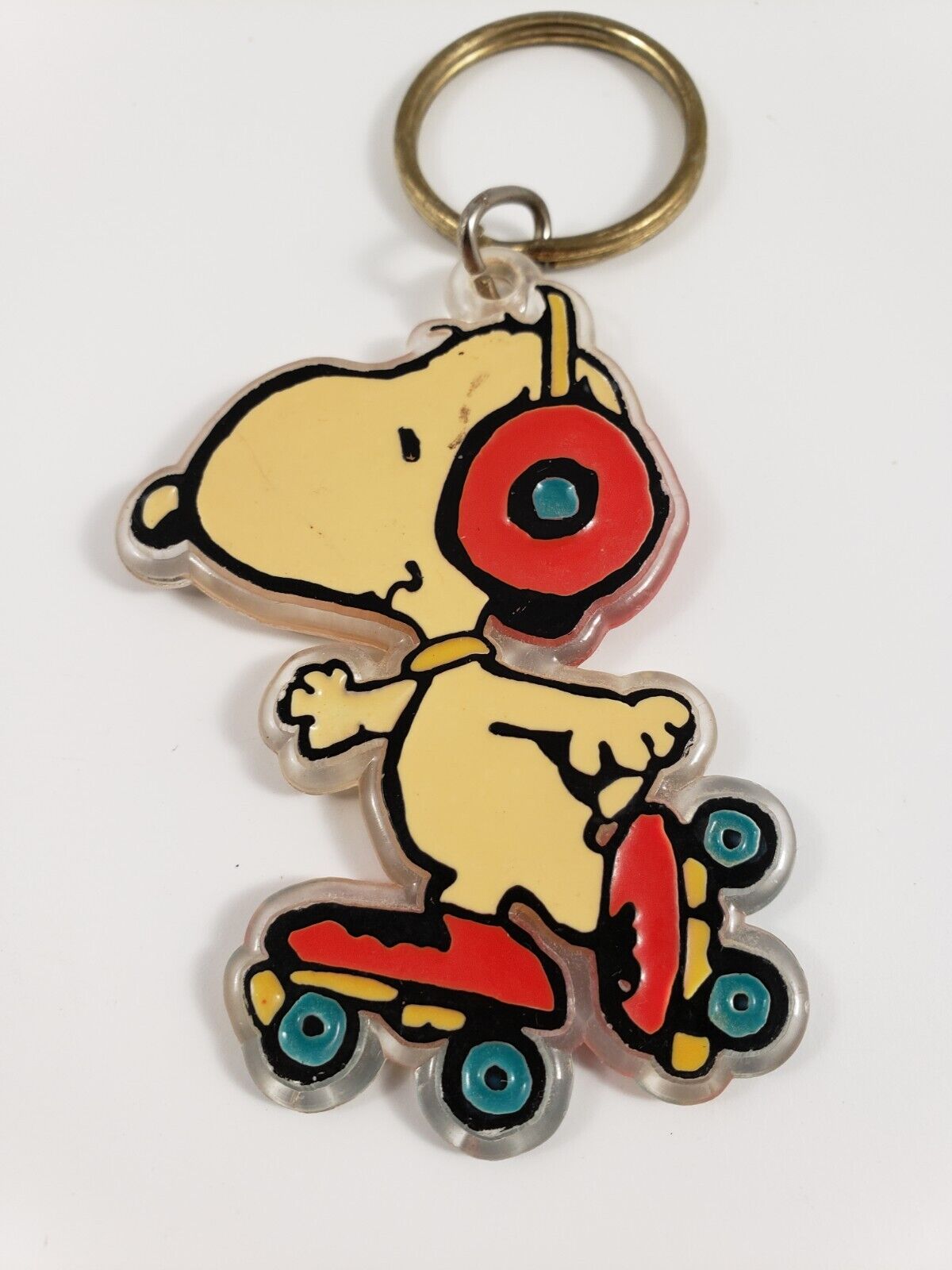 Vintage Snoopy 1958 Keychain Monogram Product Inc. Made in St.  Lucia, W.I. RARE