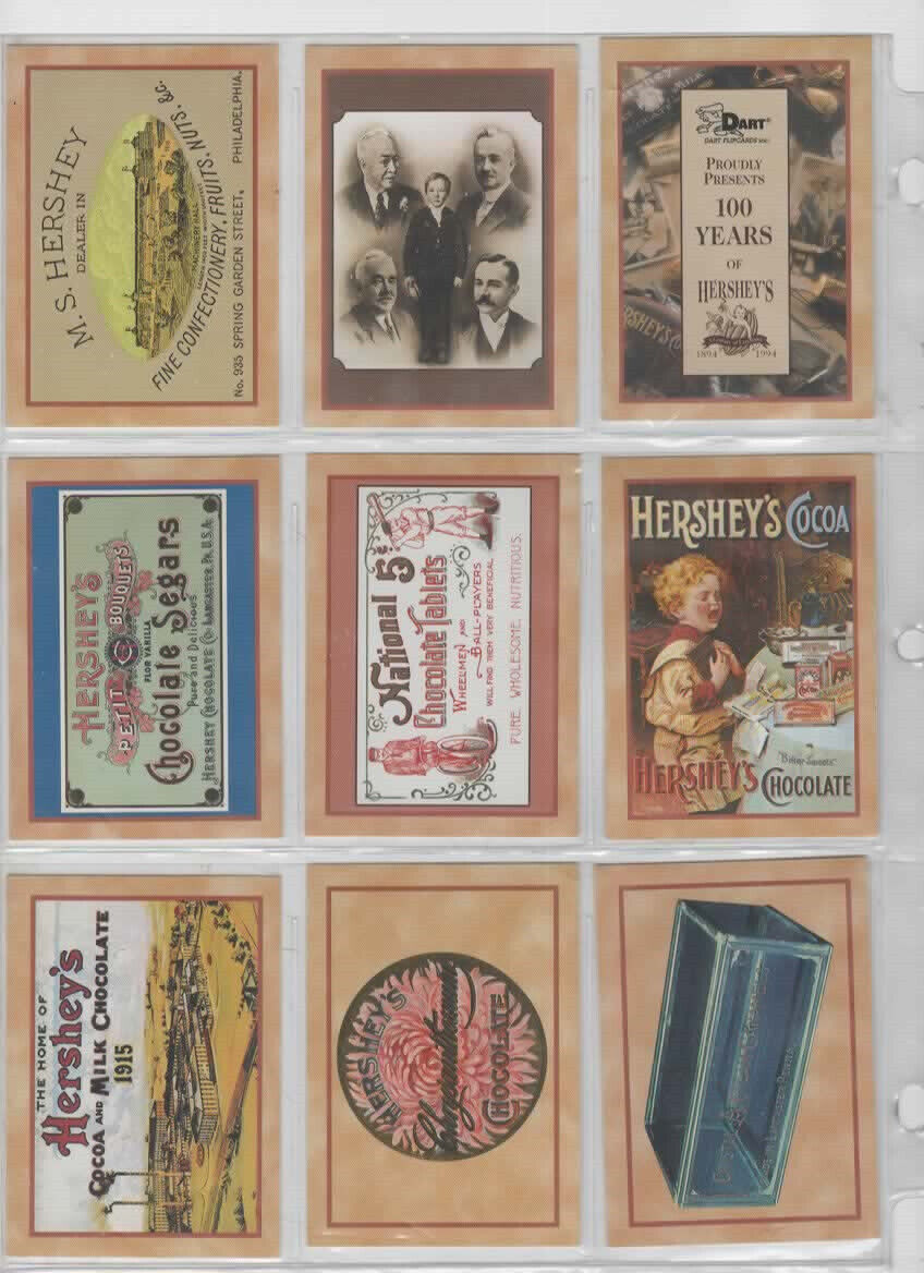 1995 Hershey\'s Chocolate Trading Cards NEW OLD STOCK From Bankrupt Card Store