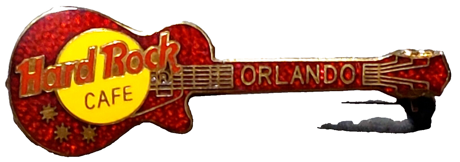 Hard Rock Cafe Orlando Florida Red Guitar Pin
