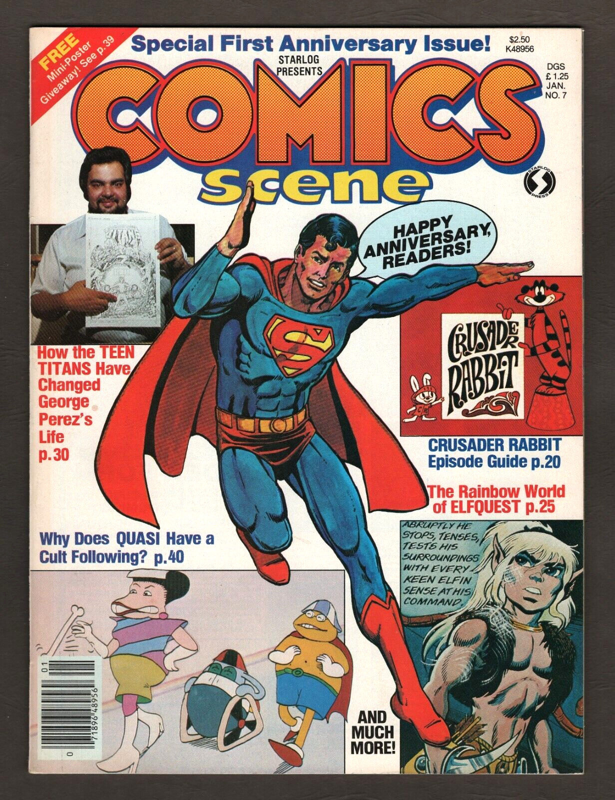 January 1983 Starlog Presents Comics Scene #7 Magazine  #A636