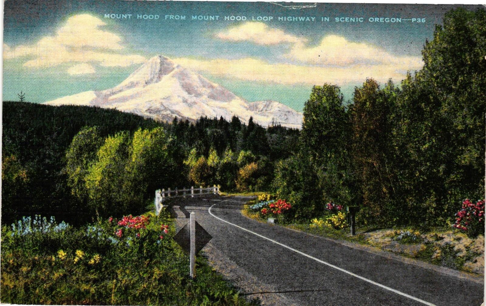 Vintage Postcard- MOUNT HOOD, OR.