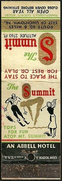 ~ THE SUMMIT ~ a HOTEL on ROUTE 40, 6 miles EAST of UNIONTOWN, PA pennsylvania