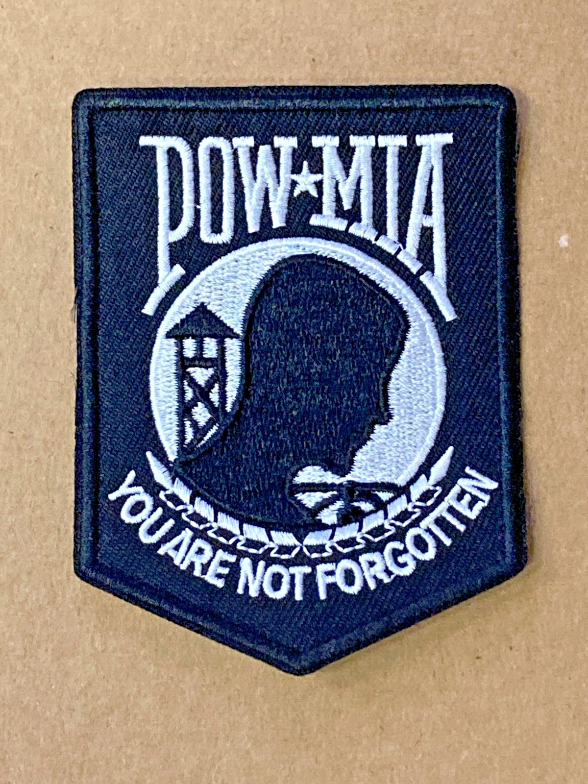 POW MIA ~ You Are Not Forgotten ~ Embroidered Patch  ~ Iron On