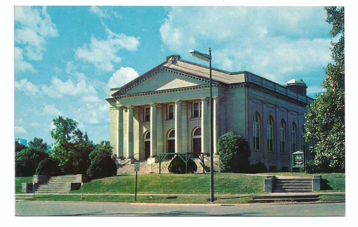 Statesville NC Postcard North Carolina First Presbyterian Church