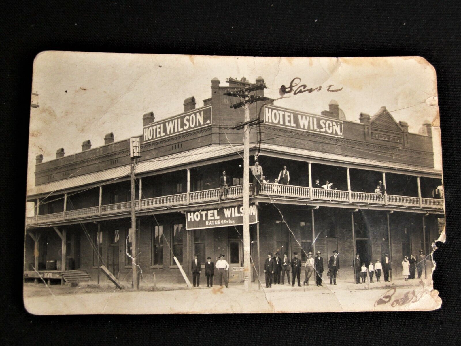 Antique RPPC Postcard - Hotel Wilson -1907