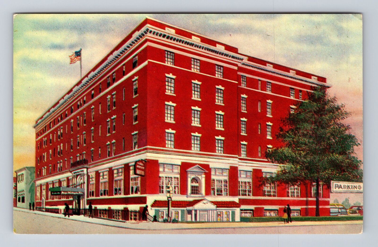 Winchester VA-Virginia, George Washington Hotel, Advertisement Vintage Postcard