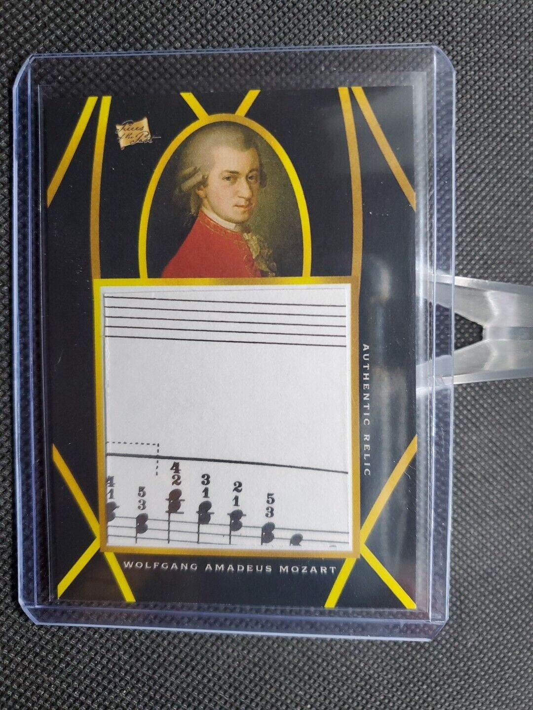 2022 Pieces Of The Past Wolfgang Amadeus Mozart Jumbo Music Relic Composer   KF