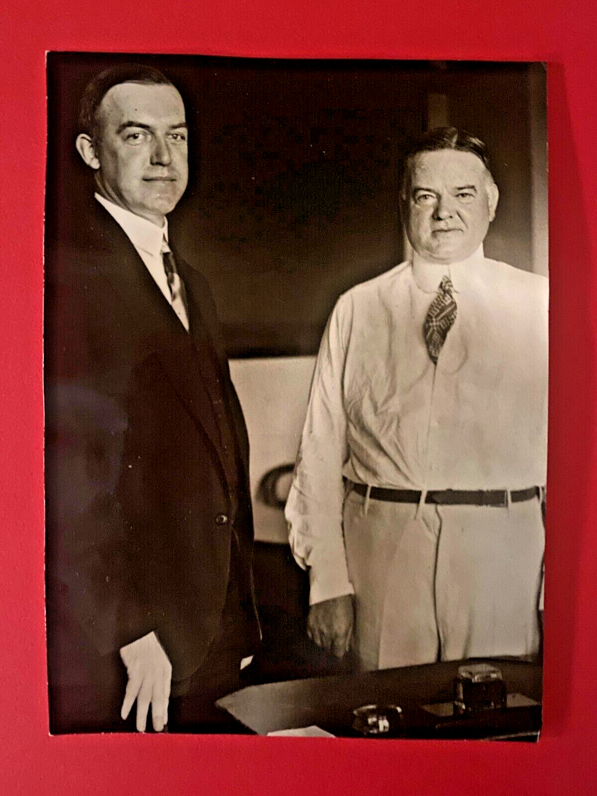 1926 Press Photo William MacCracken & Herbert Hoover - 57135