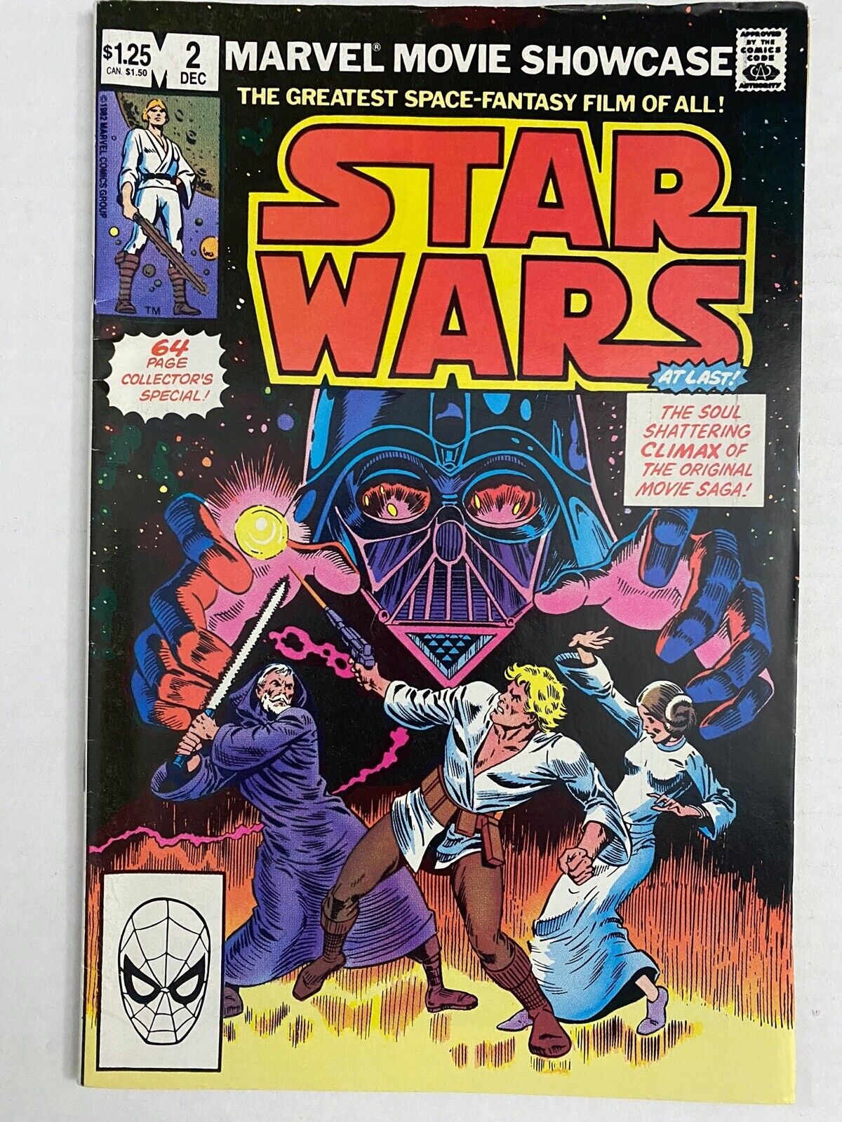 STAR WARS #2 (MARVEL MOVIE SHOWCASE) In Battle with Vader 1982 NM MARVEL COMICS