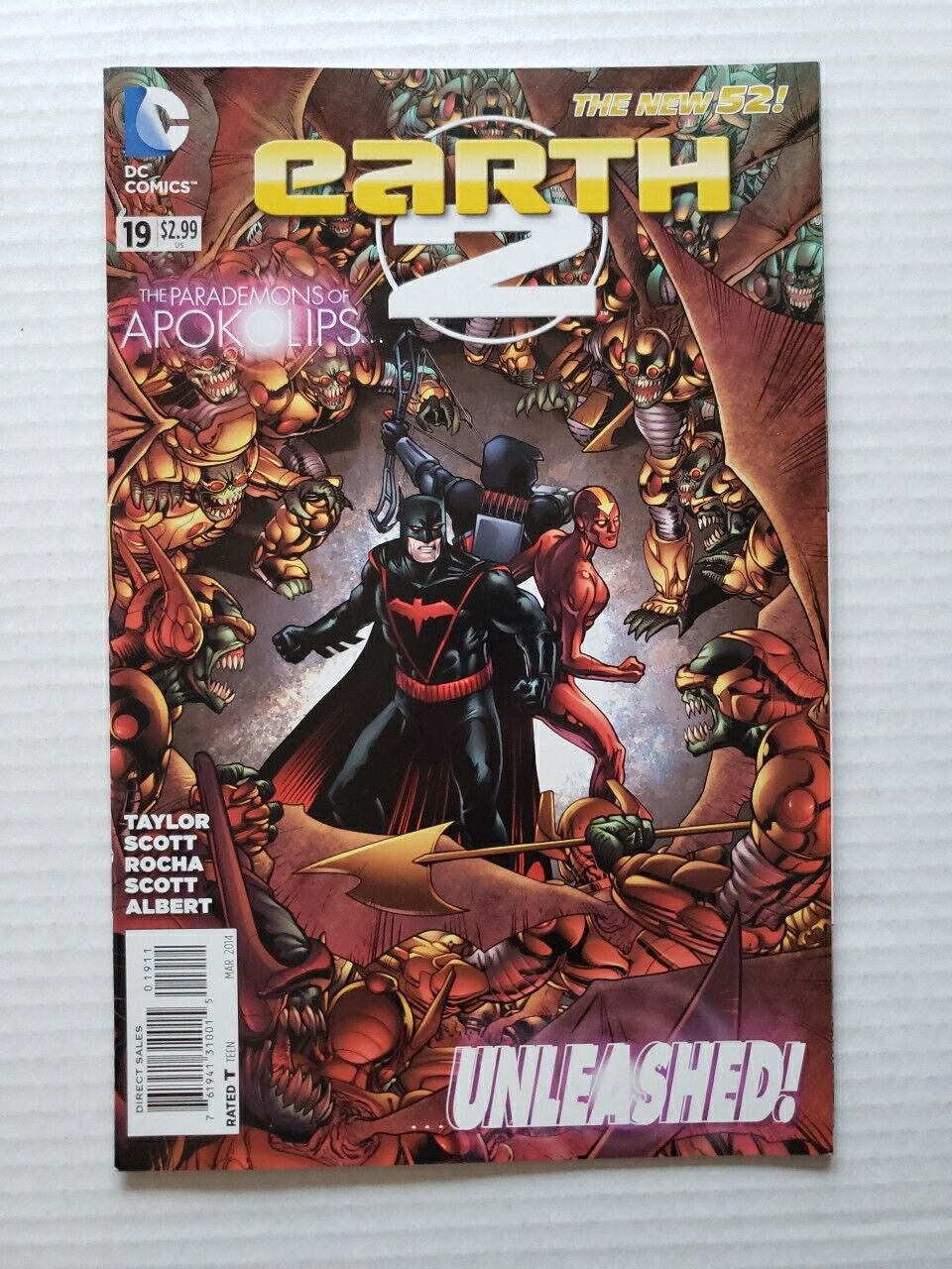 Earth 2 #19 (2014)  1st Appearance Val-Zod Black Superman DC Comics