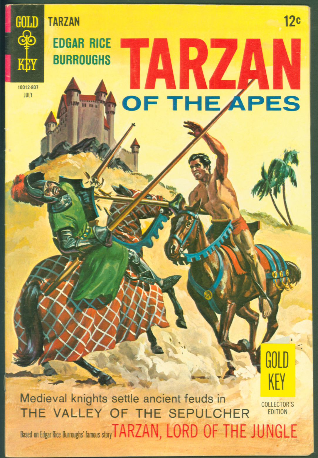 VTG 1968 Gold Key Comics Tarzan #177 FINE Valley of the Sepulcher