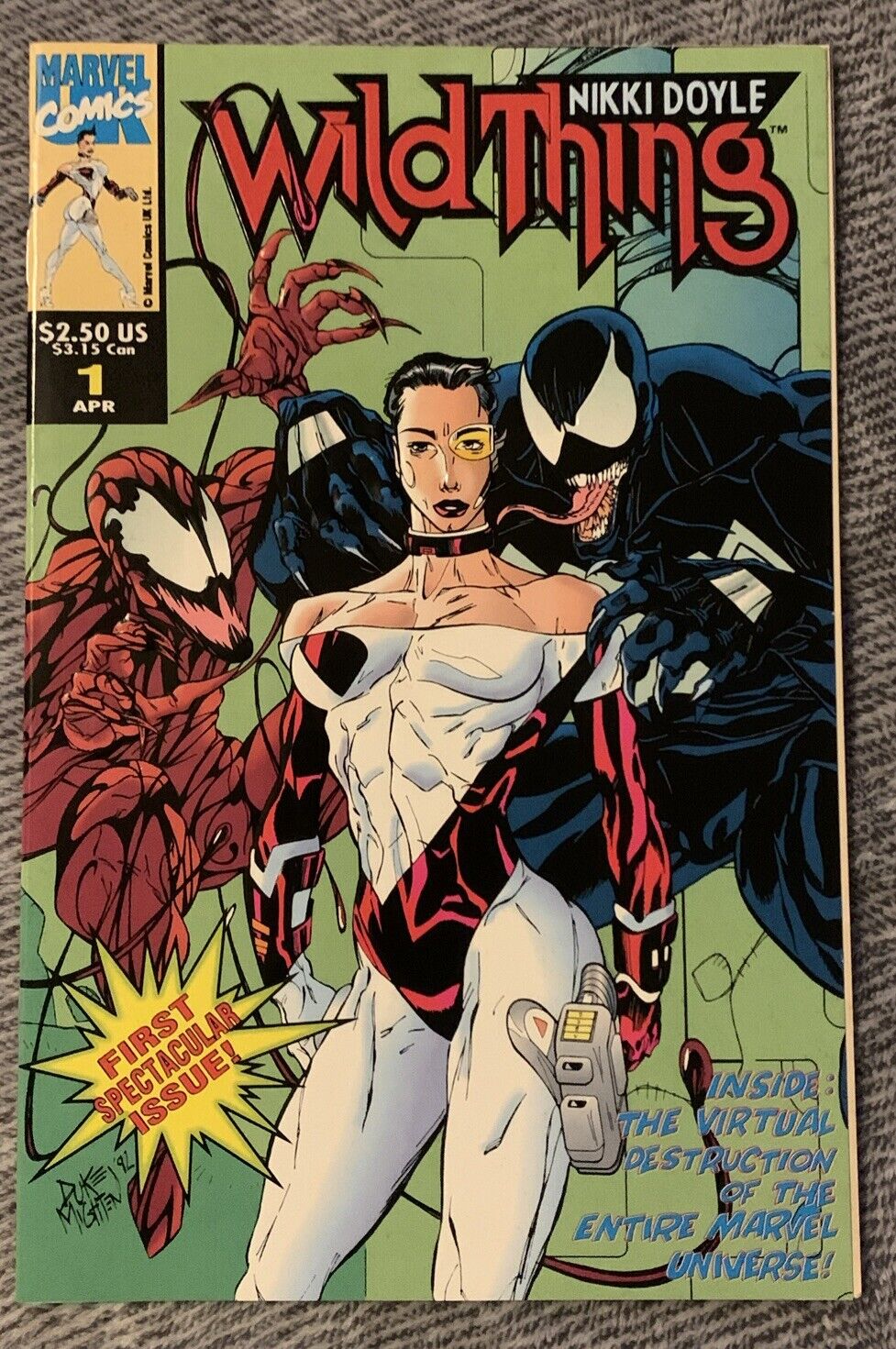 Wild Thing #1 (Marvel Comics, 1992) Venom, Carnage Cover VF+