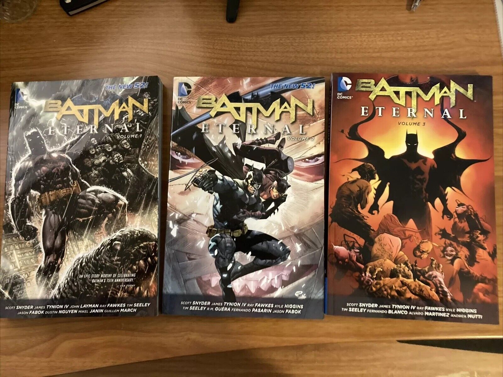 Batman Eternal Vol 1 - 3 DC TPB Lot Complete Scott Snyder James Tynion DC COMICS