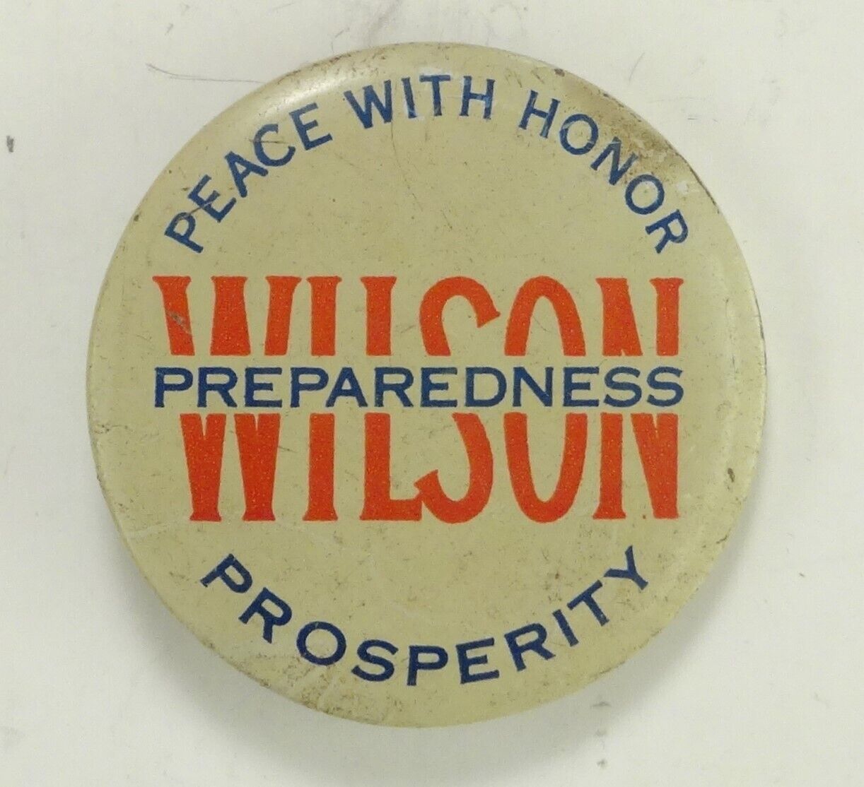 1912 VINTAGE WOODROW WILSON FOR PRESIDENT PIN