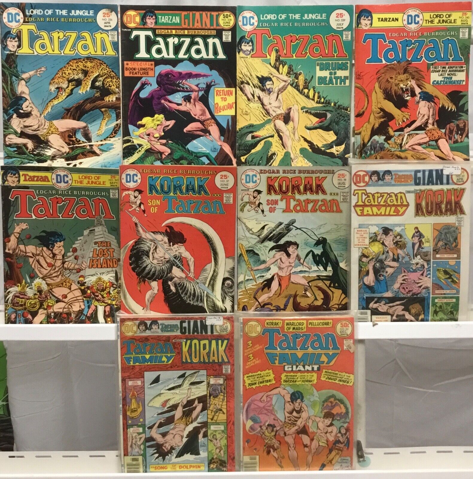 DC Comics - Tarzan - Comic Book Lot of 10 Issues
