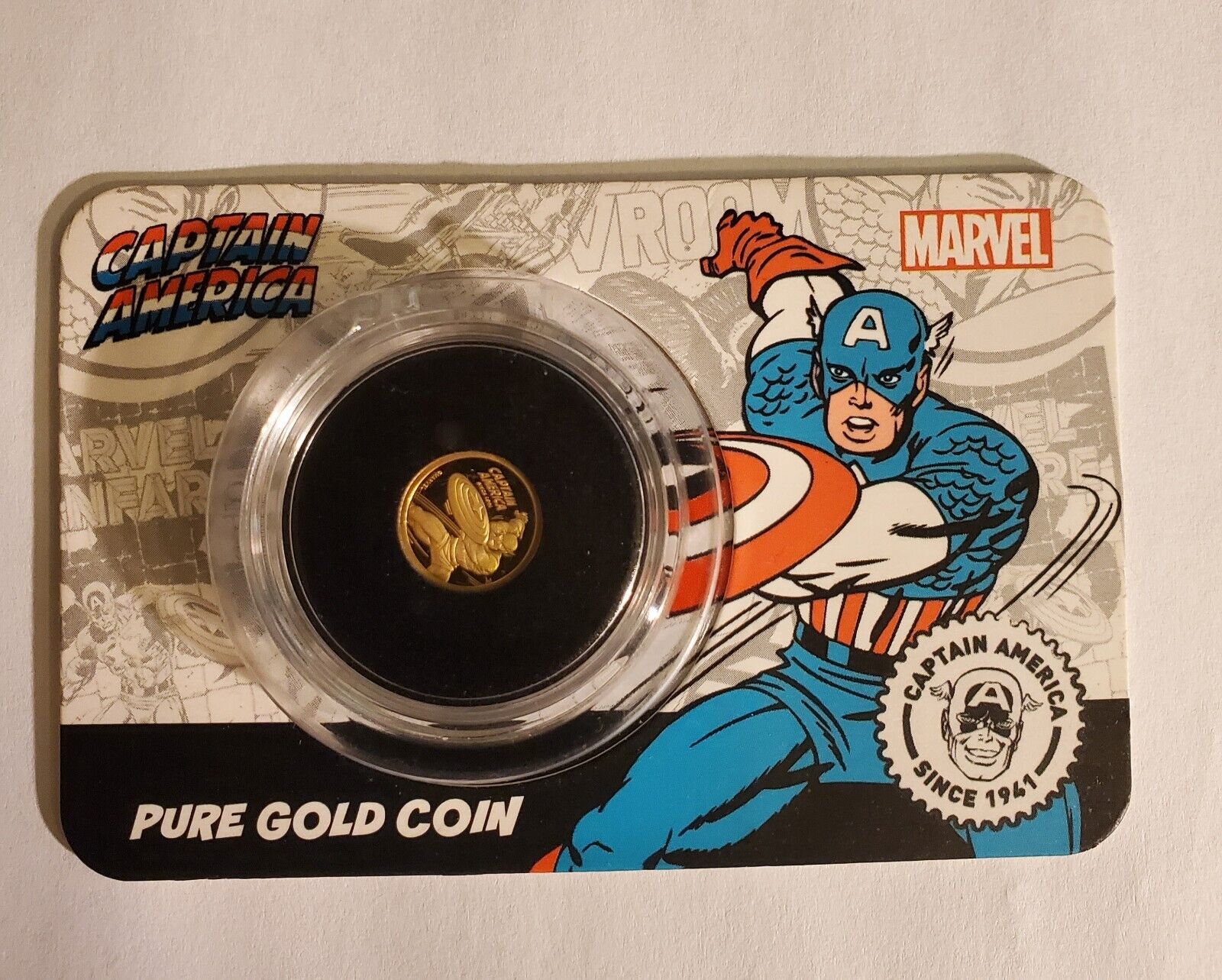 Captain America Gold Coin