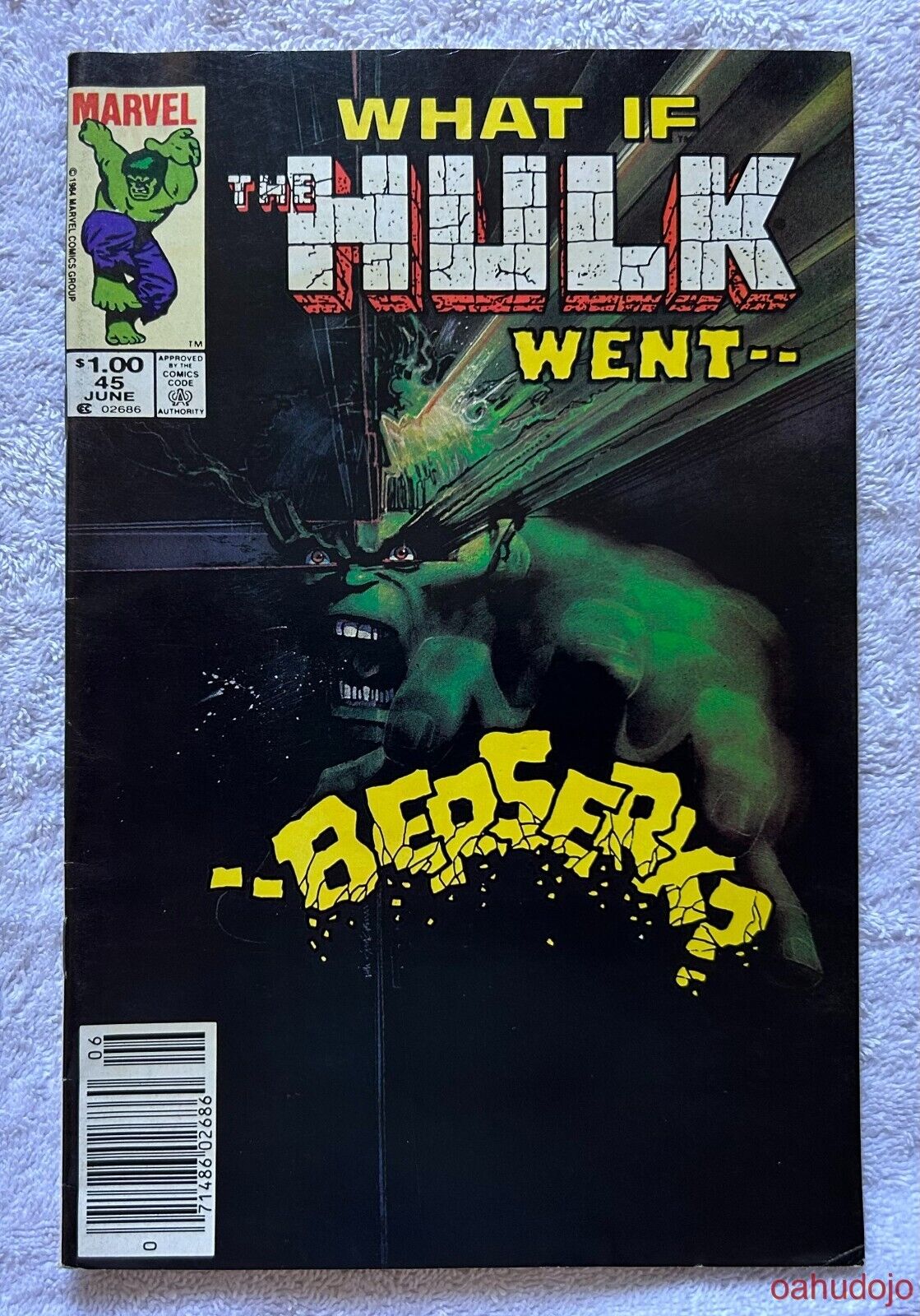 Marvel WHAT IF #45 The Hulk Went Berserk? July 1984 NM*