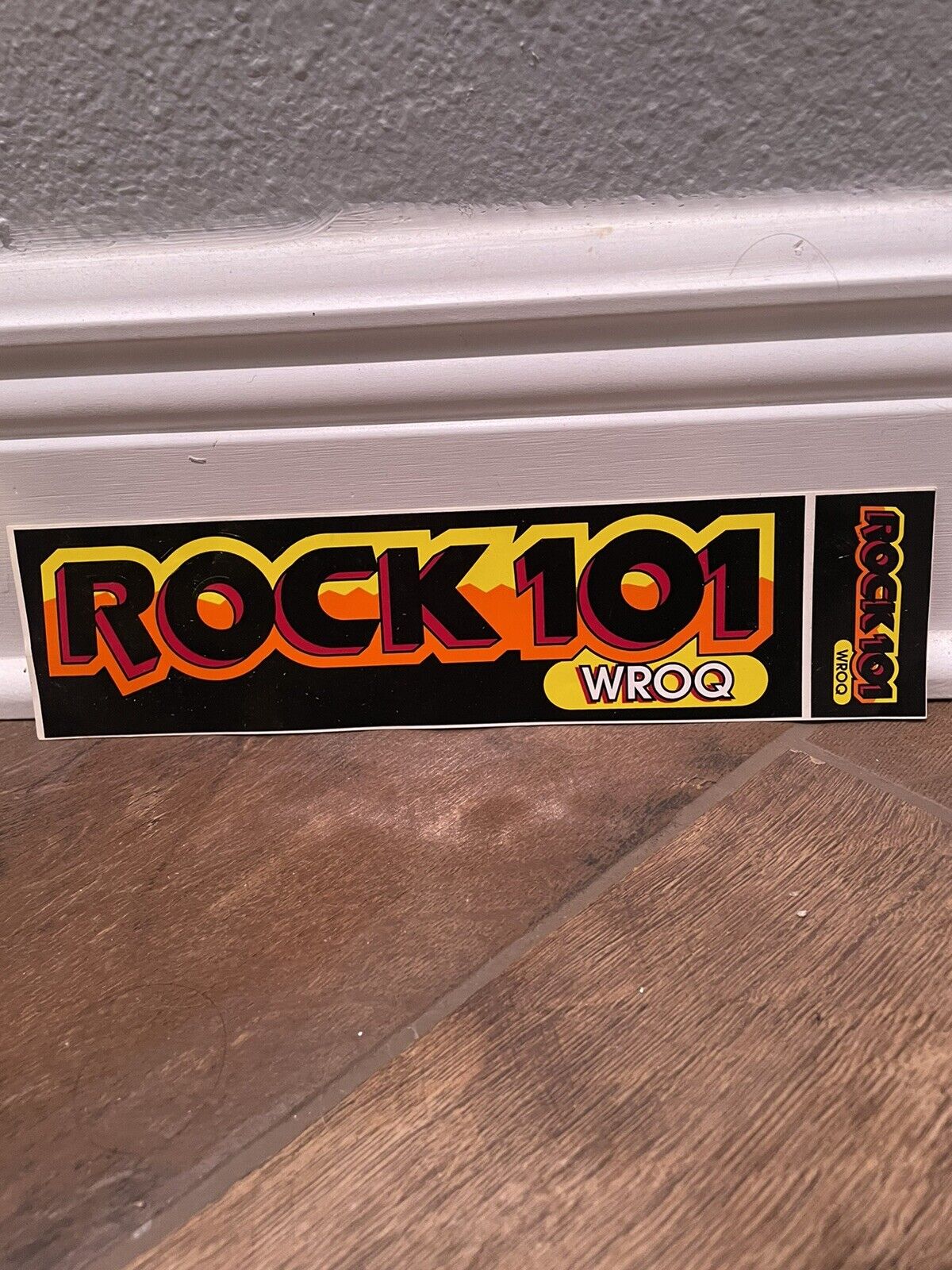 WROQ Rock 101 Anderson Greenville SC Bumper Sticker