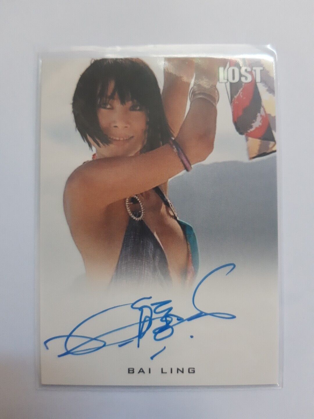 Lost Relics 2011 Bai Ling as Achara Autograph Card. Mint Condition. Rare.