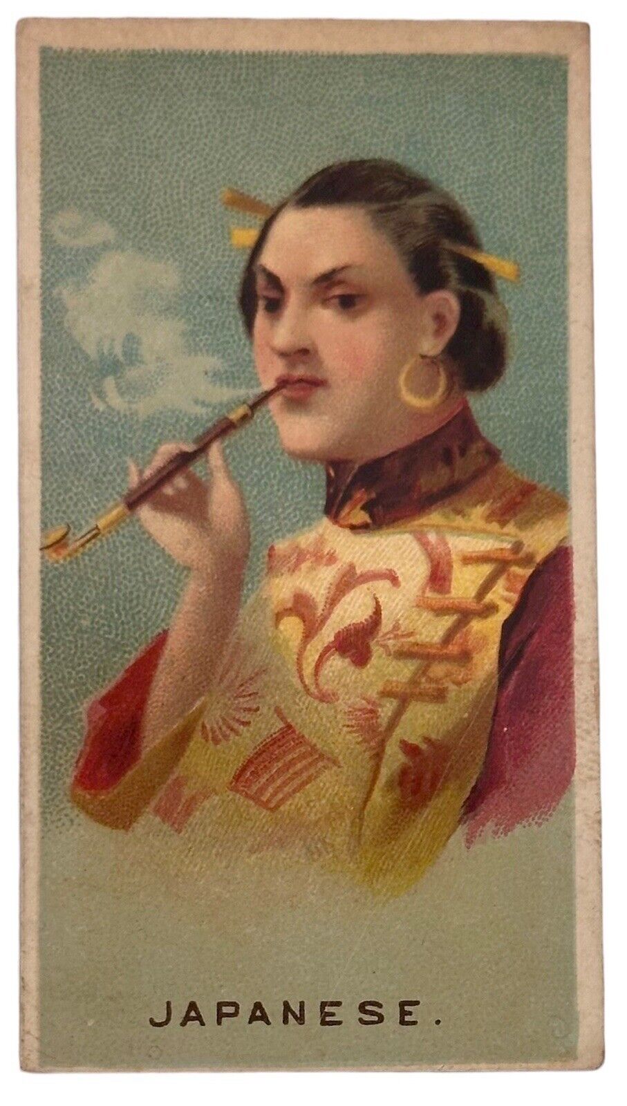 1888 N33 Allen & Ginter World Smokers Japanese Victorian Tobacco Card
