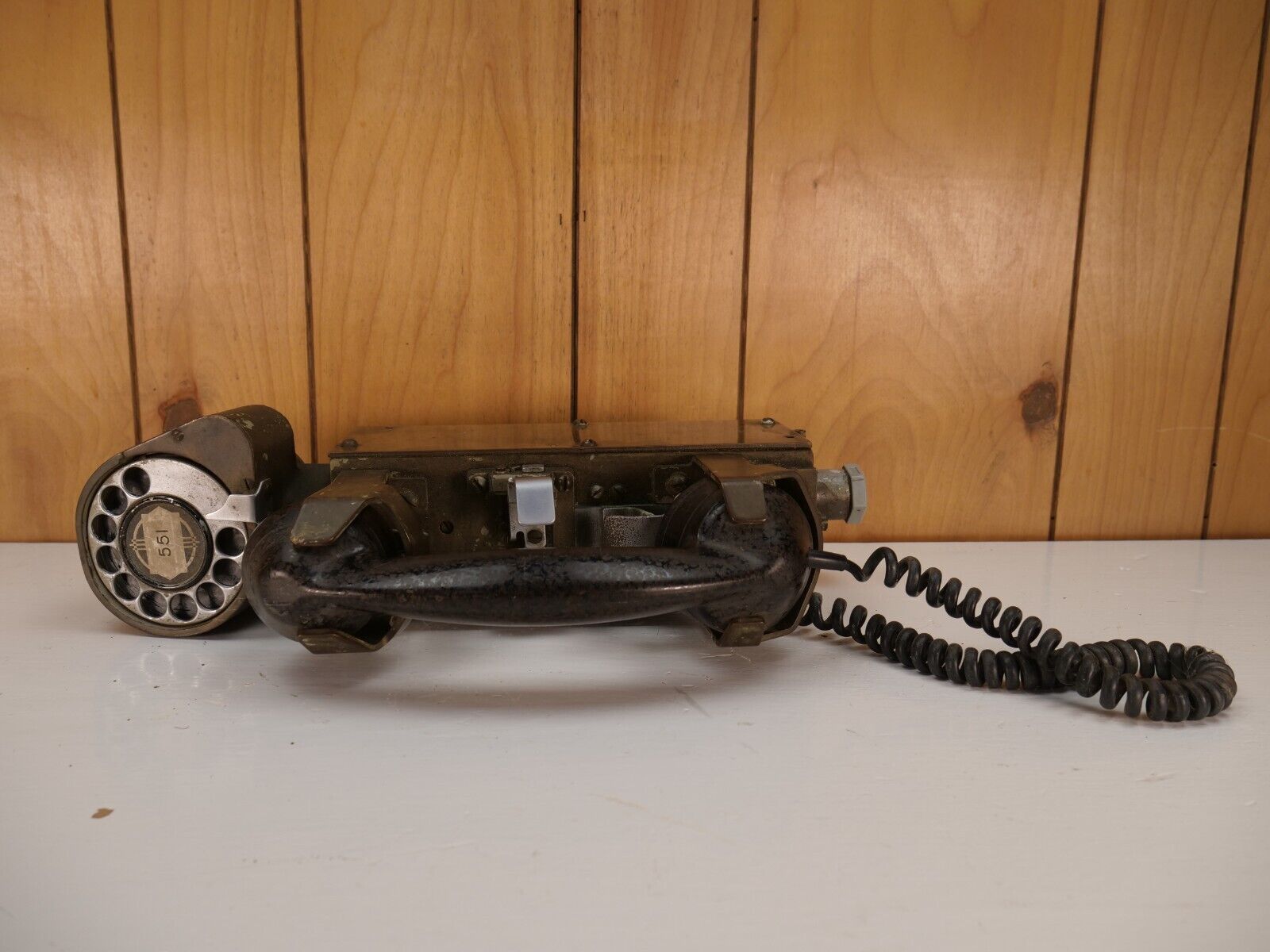 Vintage US Army Navy Boat  Rotary Phone Handset Type E