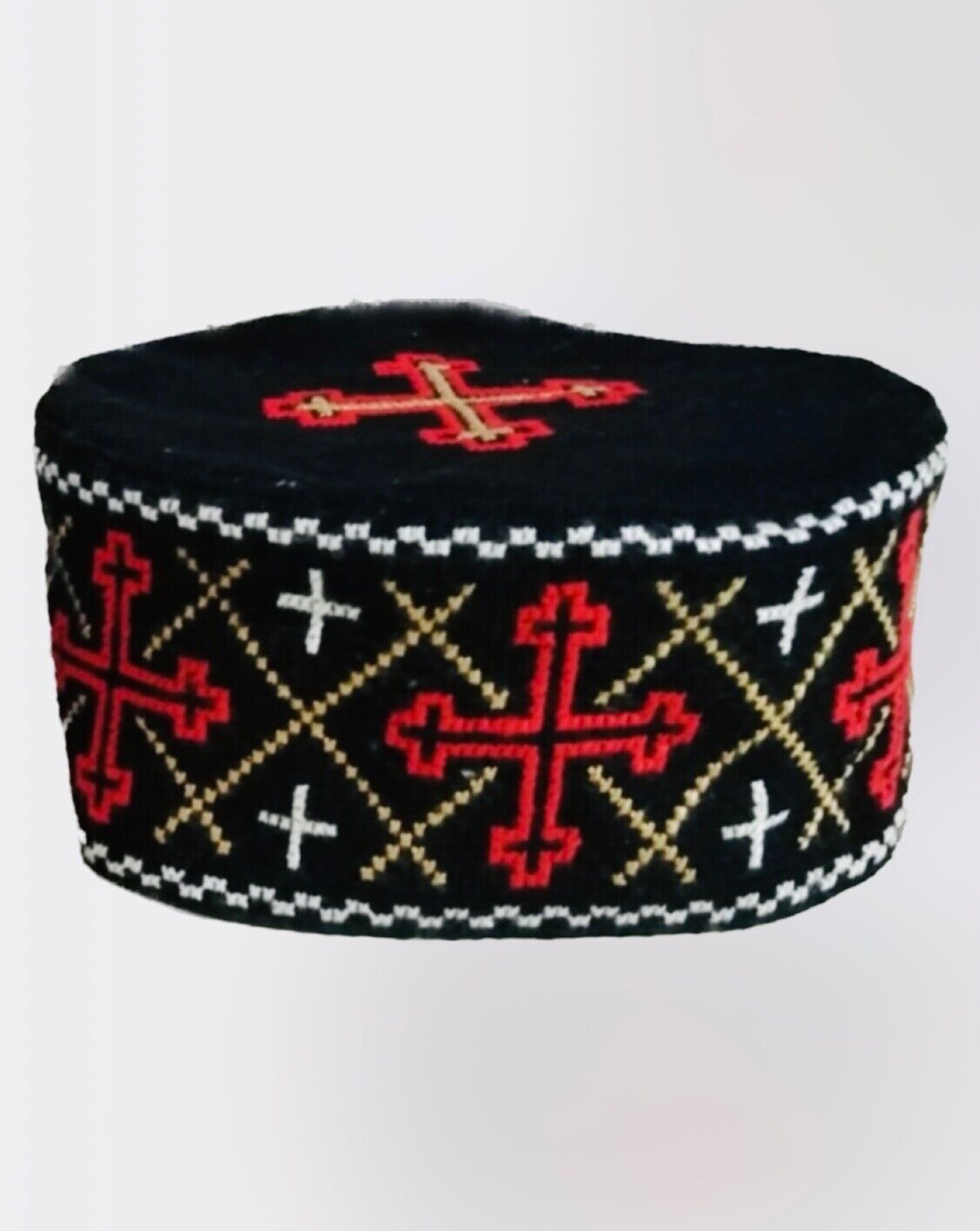 Orthodox christian priest embroidered  skufia hat