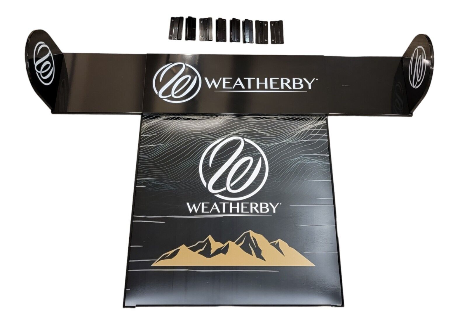 Weatherby Exclusive Promo Metal Sign & Poster Display RARE