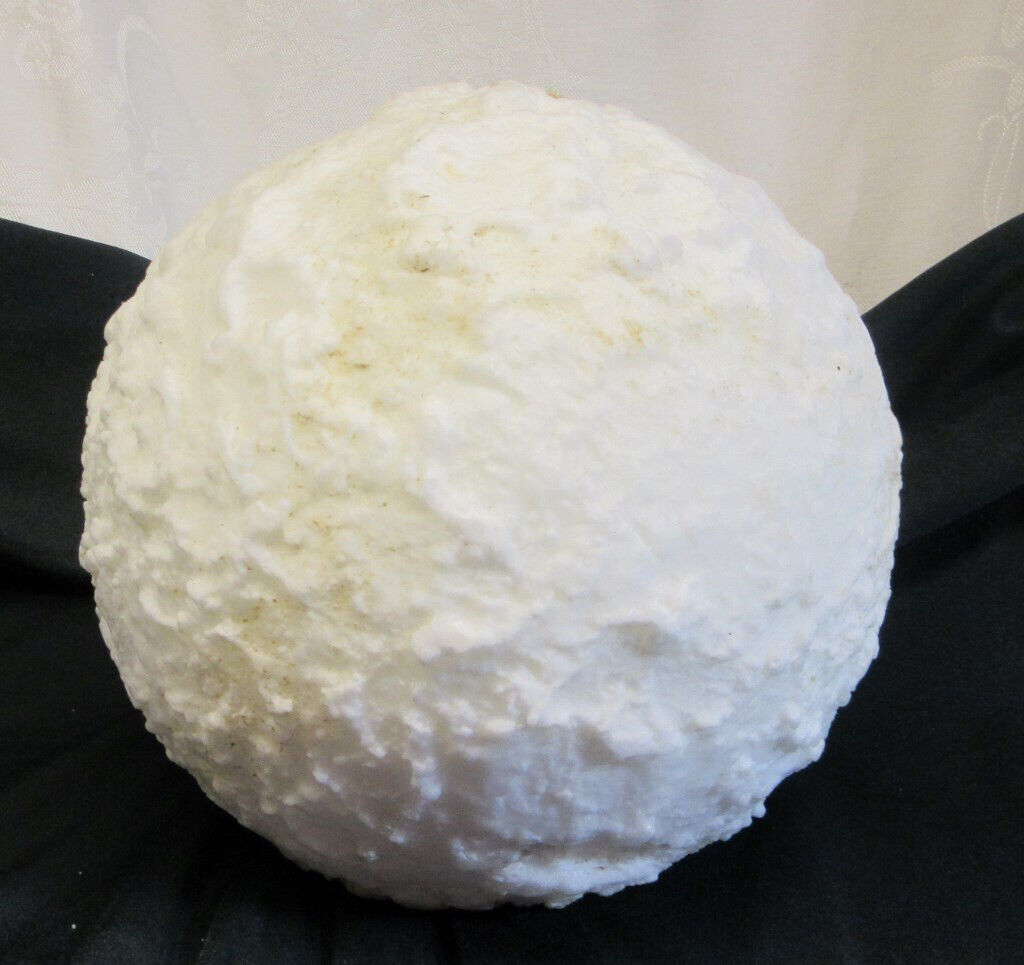 HUGE White SNOWBALL ROUND CANDLE, Colonial Candle for PARTYLITE   PLEASE READ
