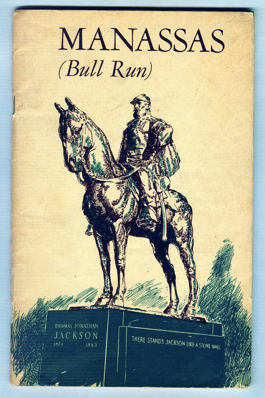 Vintage 1961 MANASSAS (Bull Run) NATIONAL BATTLEFIELD PARK Virginia Booklet