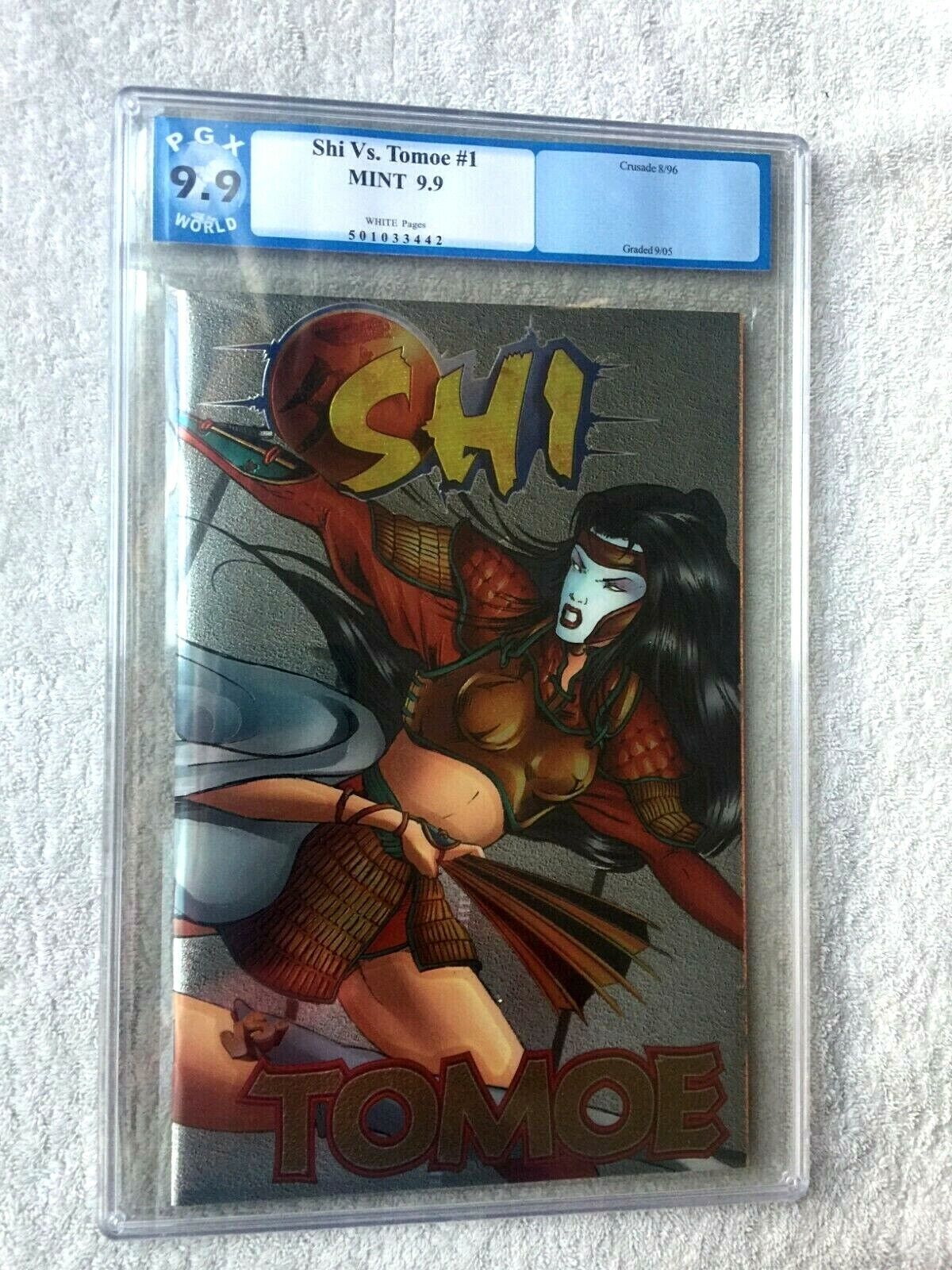 Shi vs Tomoe Crusade Special #1 PGX 9.9 MINT white pages AND a Free Reader Copy