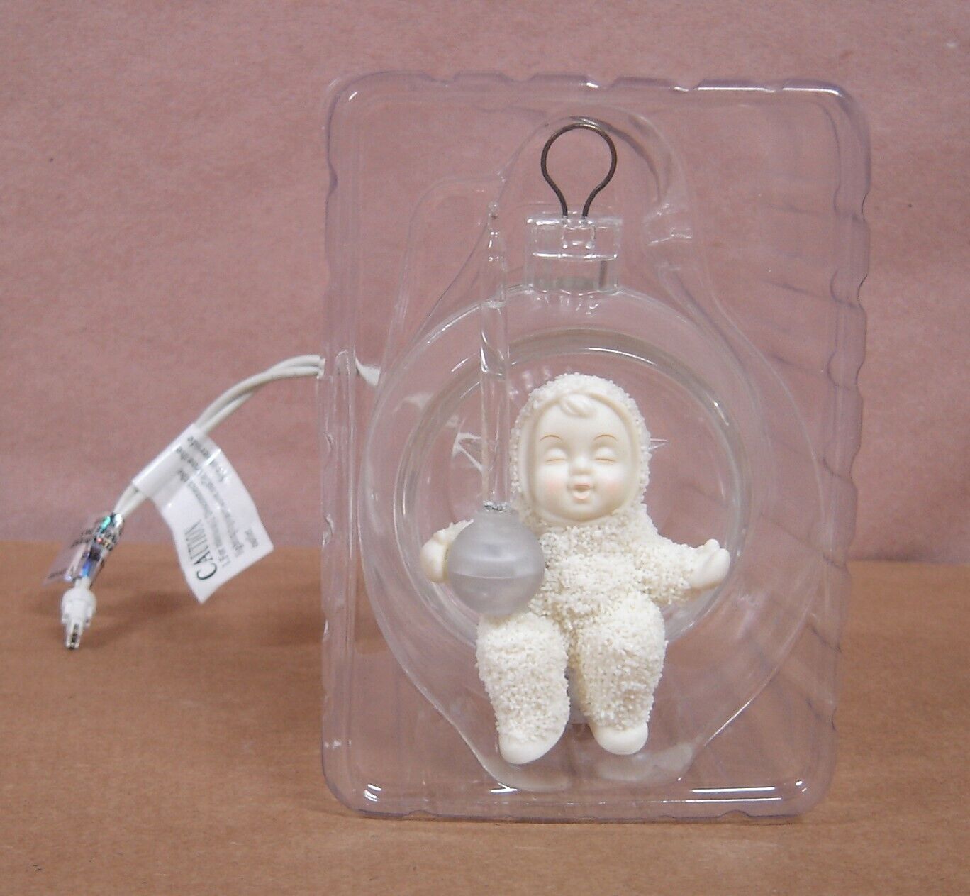 Dept. 56 Snowbabies { Baby Bubble Ornament } MINT In Package No Box ~ #56.69225
