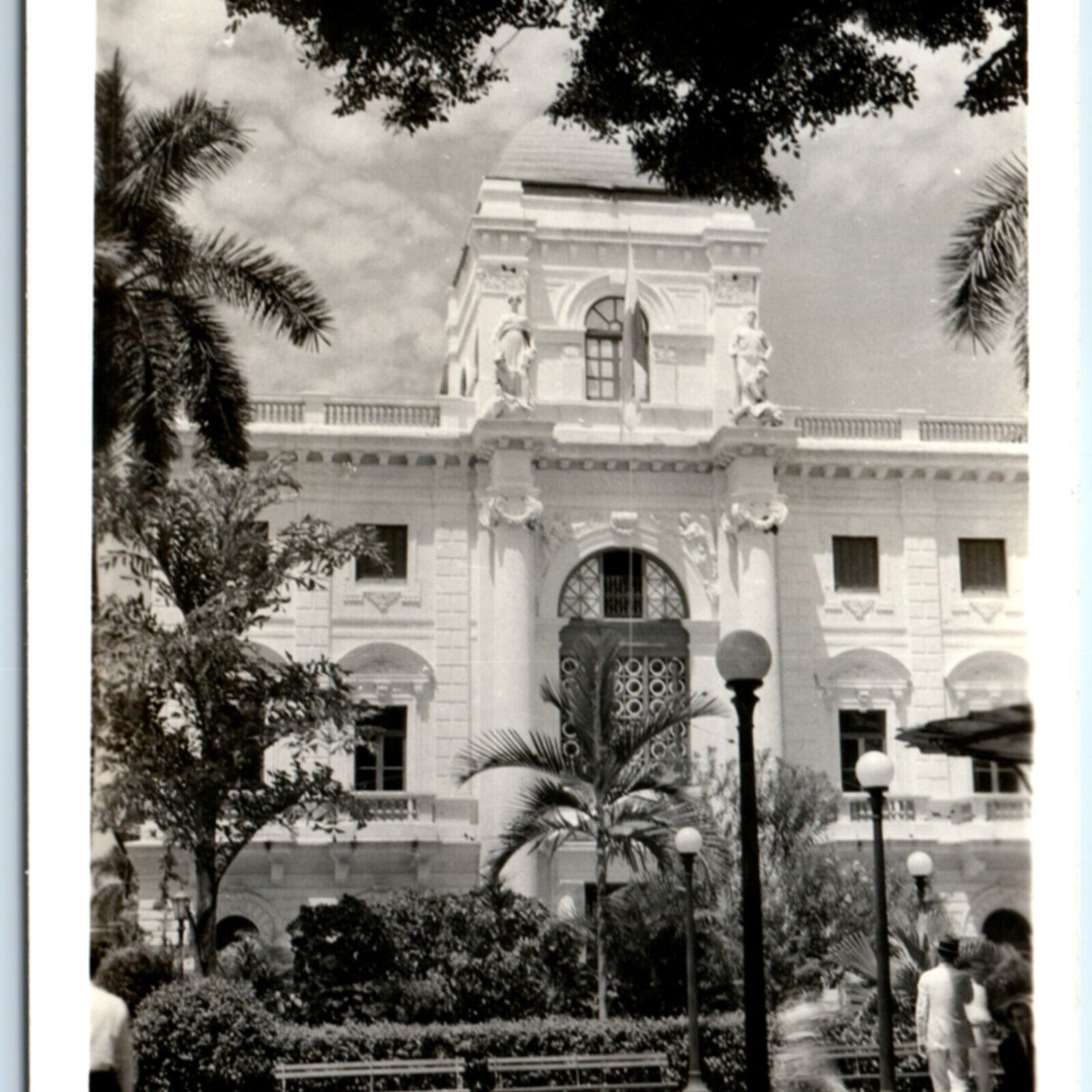 c1940s Panama City Municipal Palace RPPC Neoclassical Real Photo RP A130