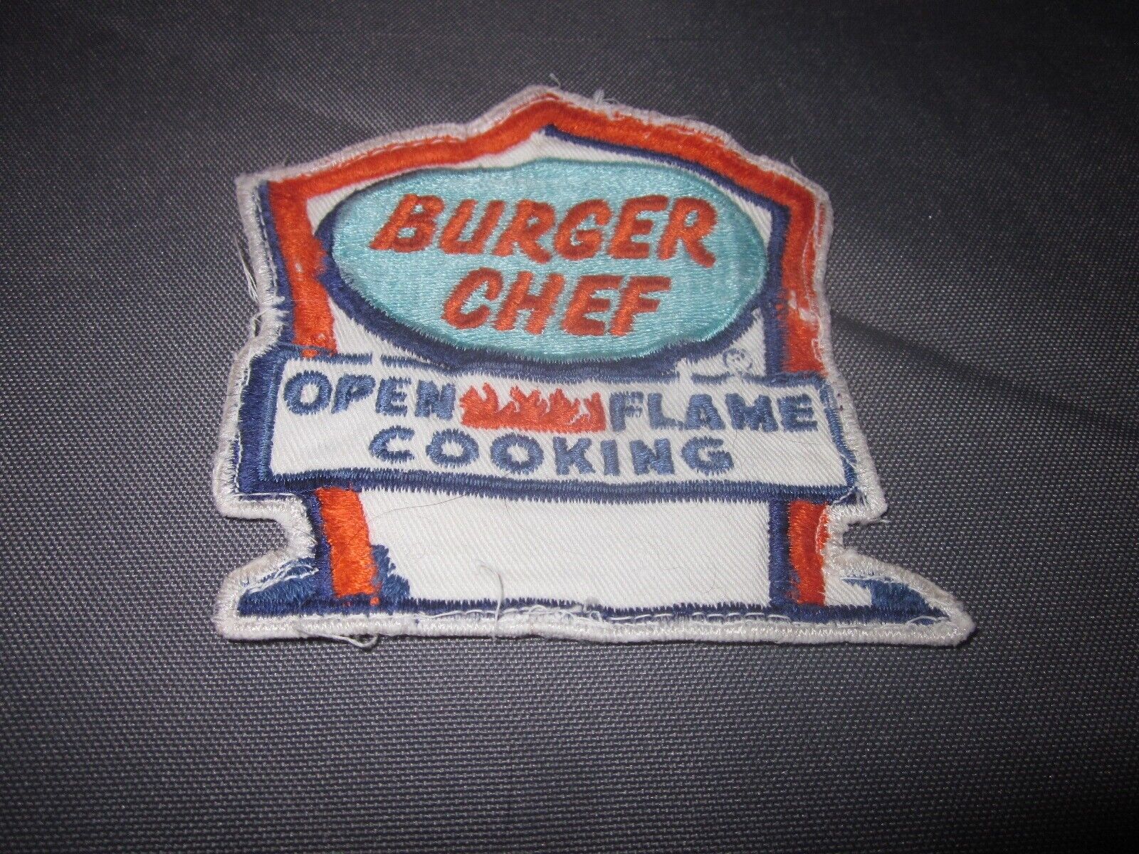 Vintage BURGER CHEF Uniform PATCH
