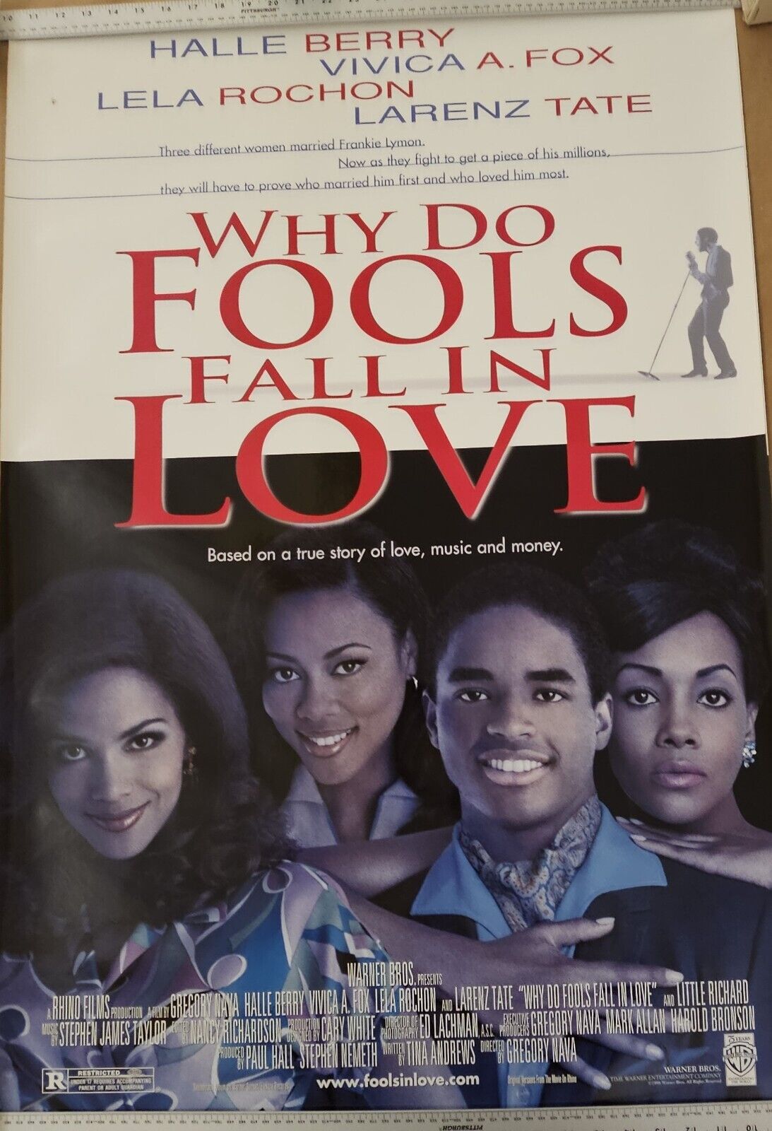 Halle Berry stars in Why Do fools Fall in love  27   Movie poster