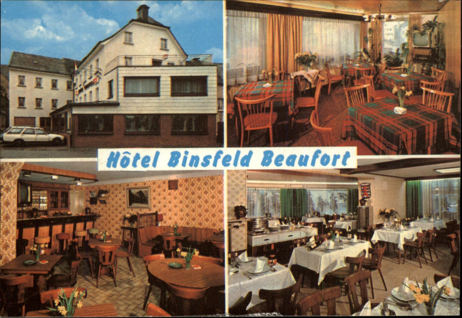 Beaufort Luxembourg castle vintage postcard sku951