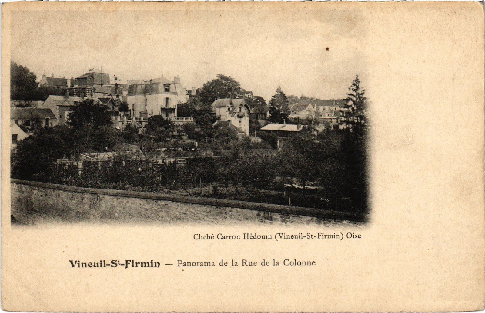 CPA Vineuil-St-Firmin Panorama Rue del a Colonne (1187611)