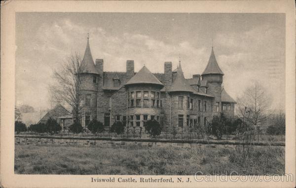 Rutherford,NJ Iviswold Castle Bergen County New Jersey Shaw Process Co. Postcard