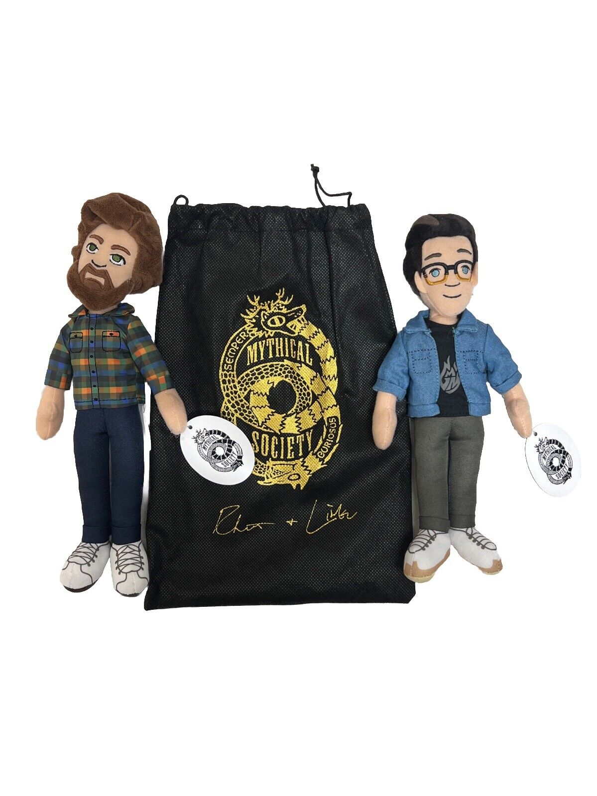 Rhett and Link Talking Plushies Good Mythical Society Exclusive