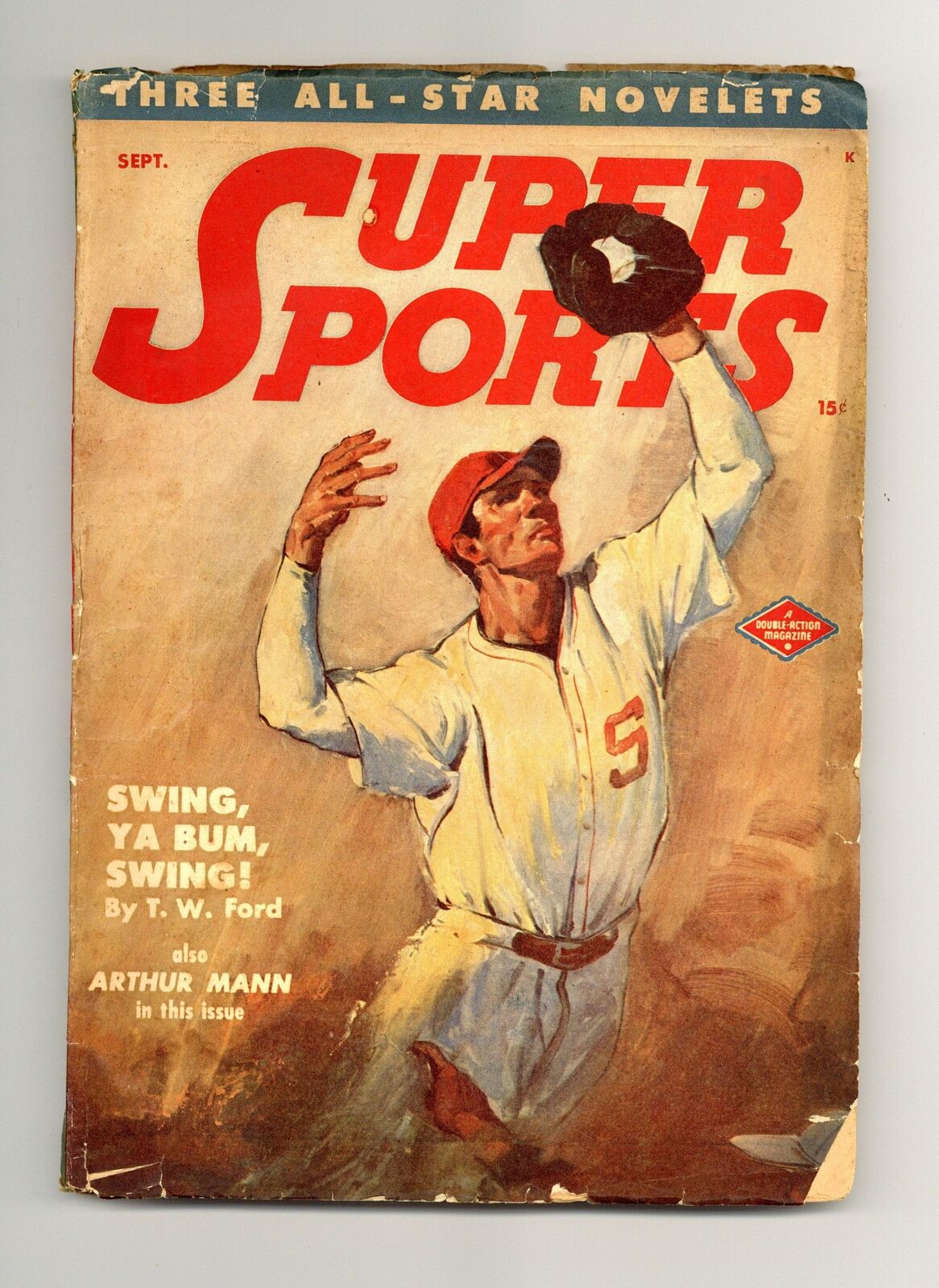 Super Sports Pulp Sep 1947 Vol. 6 #3 GD