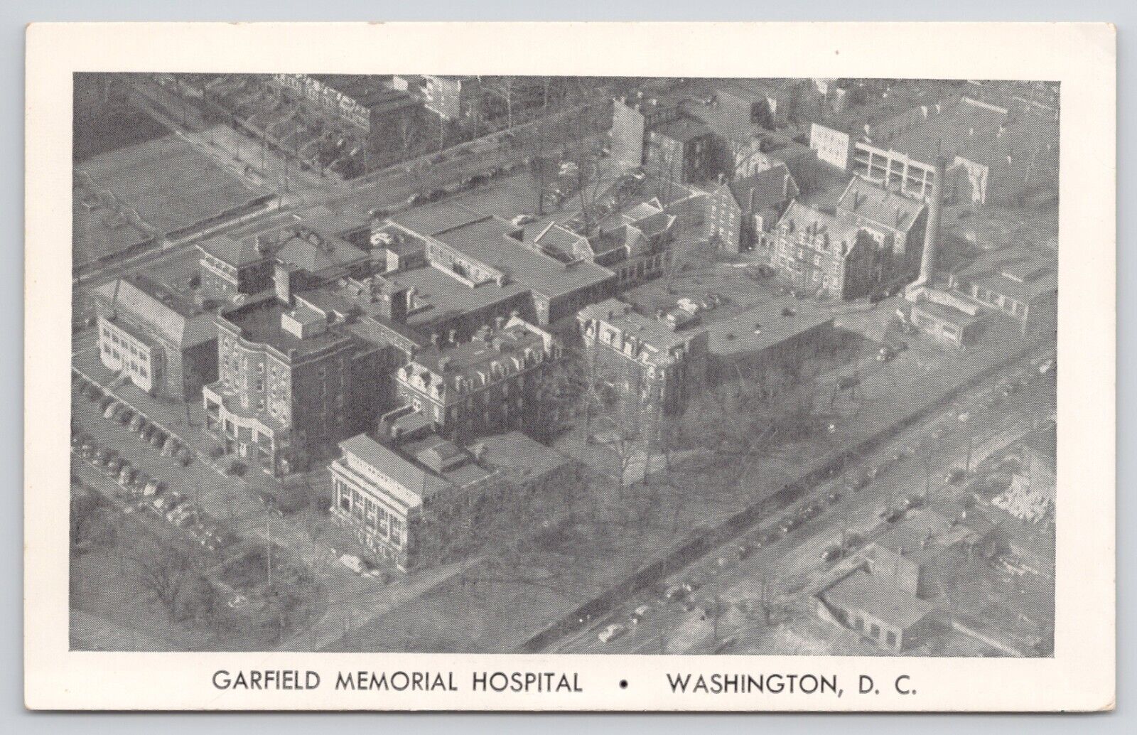 RPPC Washington DC Garfield Memorial Hospital Real Photo Postcard